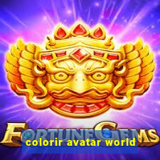 colorir avatar world